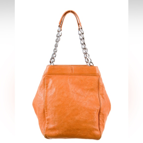 Tangerine Orange Chanel Shoulder Bag - Picture 3 of 9
